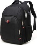 Laptop Backpack for Men, Large Anti-Theft Business Travel Backpack with USB Charging Port, Water Resistant College Computer Bag for Men/Women for 17 Inch Laptop and Notebook | Anti-Theft, Water Resistant, for 17 Inch Laptop, and Notebook