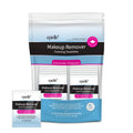 Makeup Remover Wipes Singles, Remove Dirt, Oil, Waterproof Mascara, Gentle Daily Facial Cleanser Towelettes, Stocking Stuffers, 15 Individually Wrapped Wipes