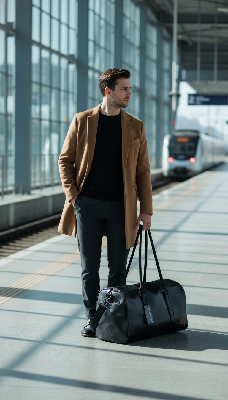Large Capacity Leisure Travel Luggage Bag For Men