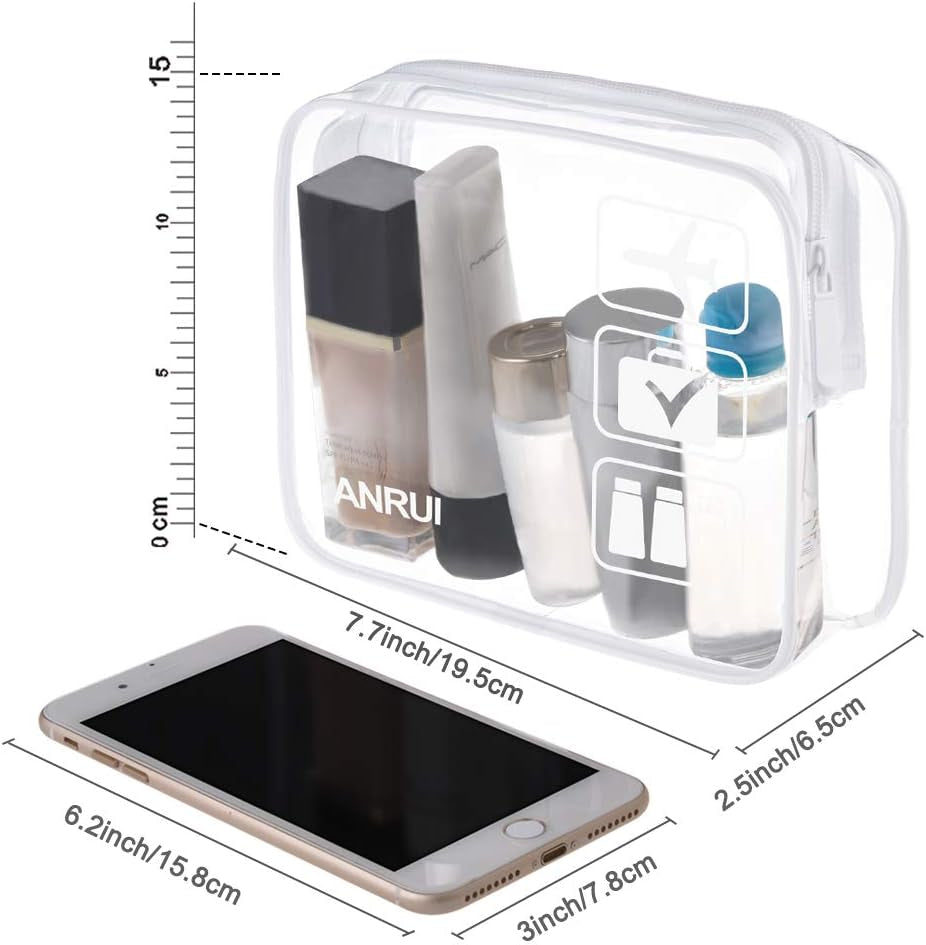 Makeup Bags Clear Cosmetic Bag for Women Small Makeup Pouch for Girls/Kids Travel Toiletries Organizer Bags Waterproof Travel Liquids Storage Bags