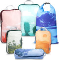 Compression Packing Cubes Set for Travel - Lightweight, Durable Clothes Organizer for Carry-On Luggage and Suitcases by