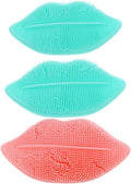 3Pcs Silicone Lip Scrub Brush Set Gentle Facial Cleansing Tool for Unclogging Pores and Exfoliating Dead Skin
